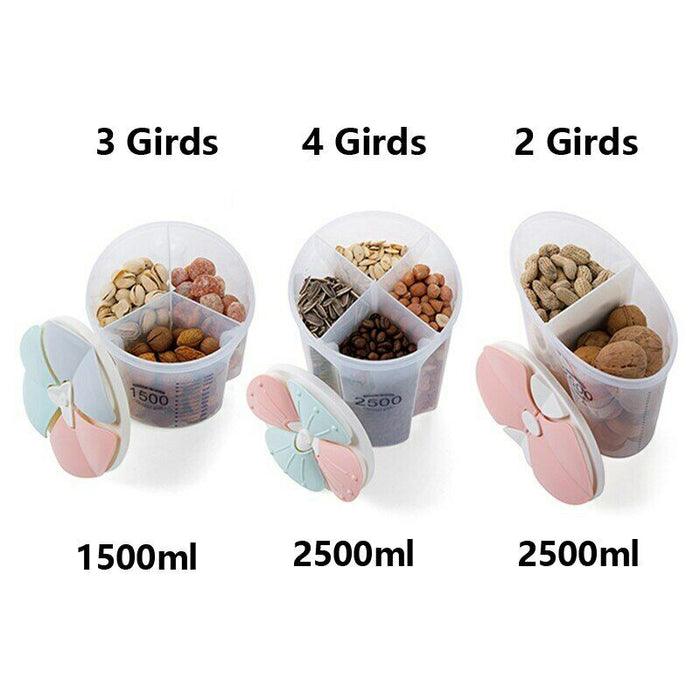 Healthy Containers Cereal Transparent Food Storage Tank