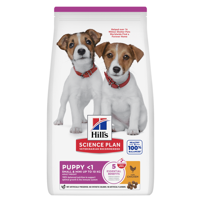 Hill's Science Plan Mini Puppy Chicken Small Breed Dry Dog Food