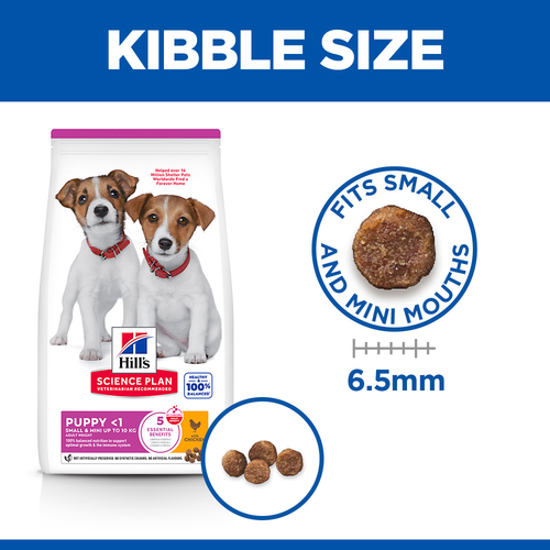 Hill's Science Plan Mini Puppy Chicken Small Breed Dry Dog Food
