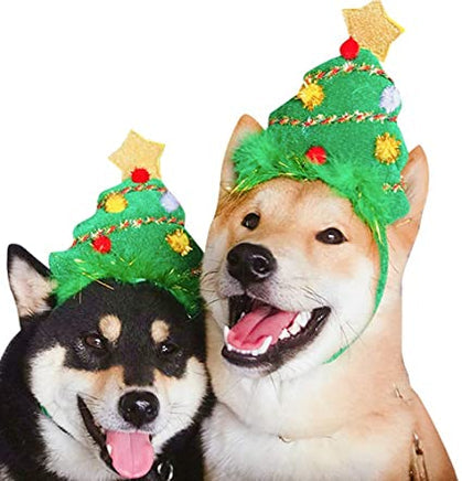 Holly & Robin | Festive Dog Dress-Up | Christmas Tree Headband