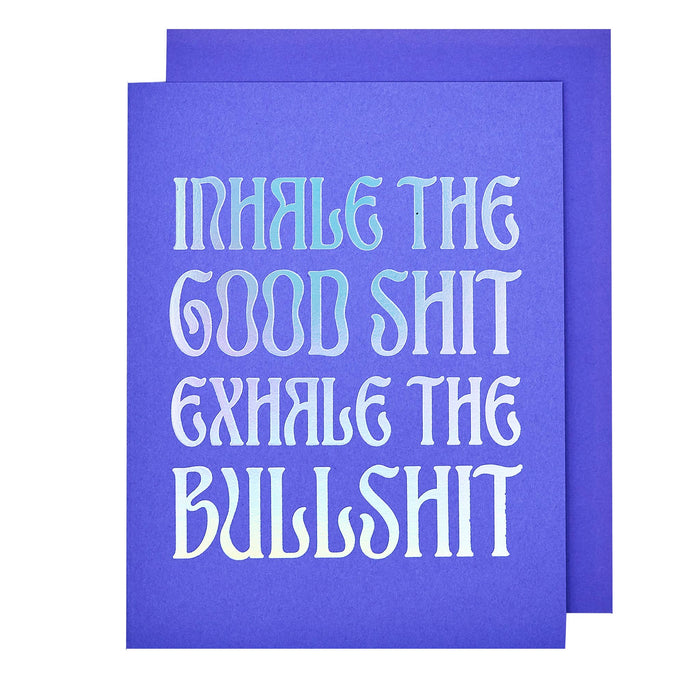 Inhale Exhale Friendship Card