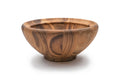 Ironwood Gourmet Acacia Wood Salad Bowl, Large 12" x 5" Salinas Fruit and Salad Bowl