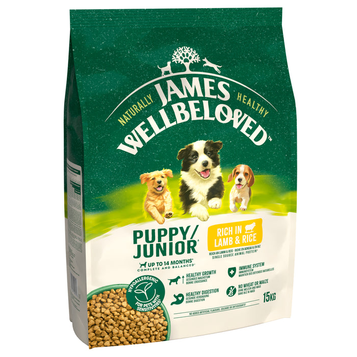 James Wellbeloved Puppy Lamb & Rice Dry Dog Food