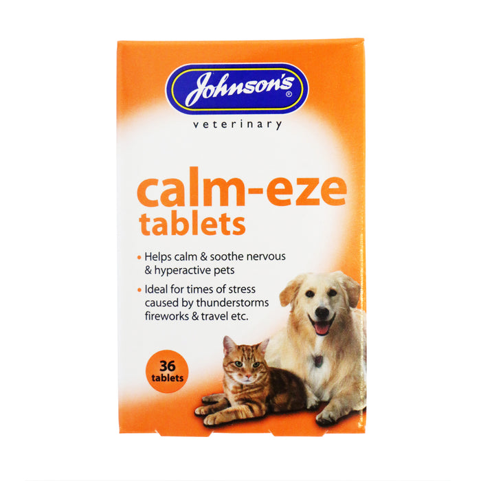 Johnson's | Calm-Eze | Dog & Cat Natural Calming Tablets