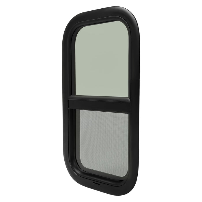 KUAFU RV Vertical Sliding Window 12in x 22in Tinted Glass Replacement - Model GO-2735