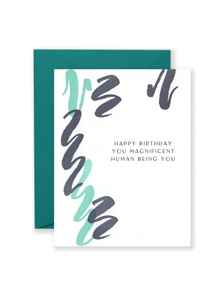 Magnificent Human Greeting Card
