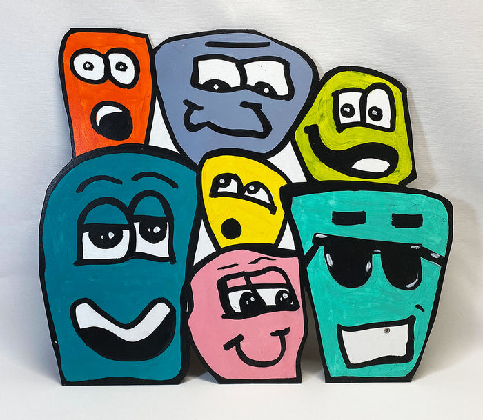 "Many Faces: 13" by Jeff Redmon