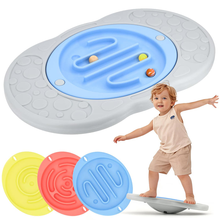 Maze Balance Board for Kids Toddlers Wobble Board for Core Balance Training