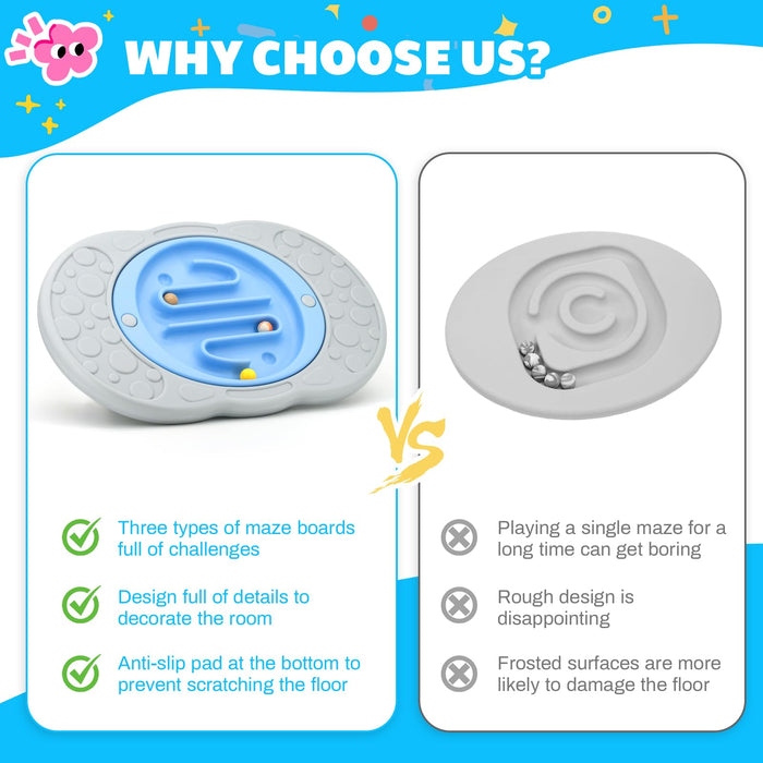 Maze Balance Board for Kids Toddlers Wobble Board for Core Balance Training