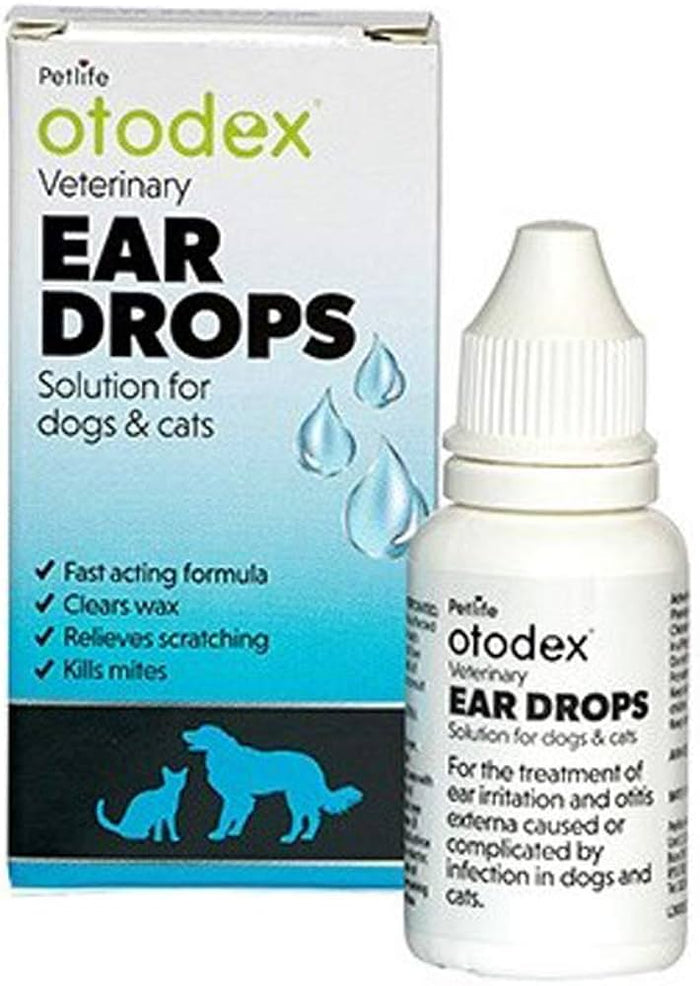 Otodex Ear Drops | Cat & Dog Wax, Mite & Itch Relief | UK & Ireland