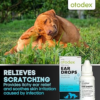 Otodex Ear Drops | Cat & Dog Wax, Mite & Itch Relief | UK & Ireland