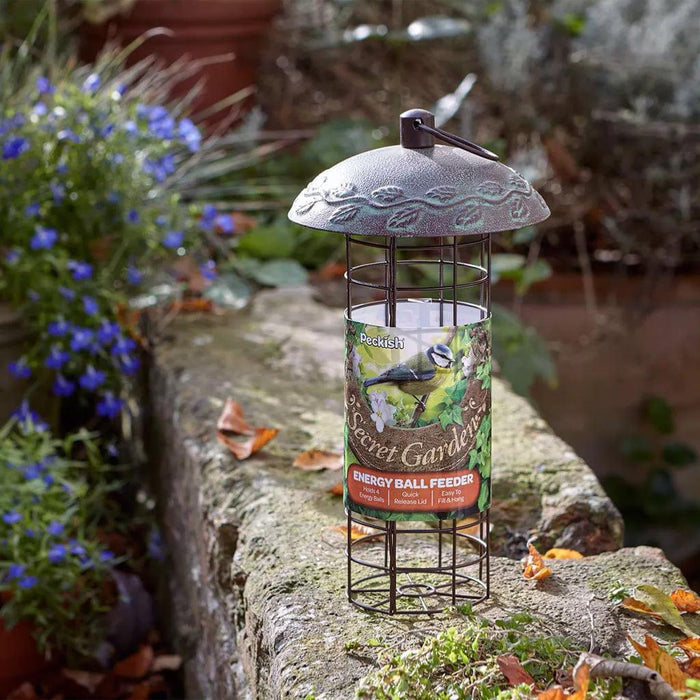 Peckish Wild Bird Care Secret Garden Energy Fat Ball Feeder