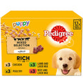Pedigree Puppy Mixed Selection In Jelly Wet Dog Food Pouches 12 x 100g