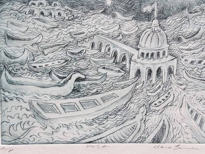 "Port" (print) by Dara Larson