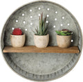 Primitives by Kathy 38024 Distressed Wall Shelf, Metal and Wood