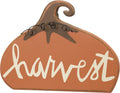 Primitives by Kathy Chunky Shelf Sitter, 8.5 x 6.25-Inch, Harvest Pumpkin