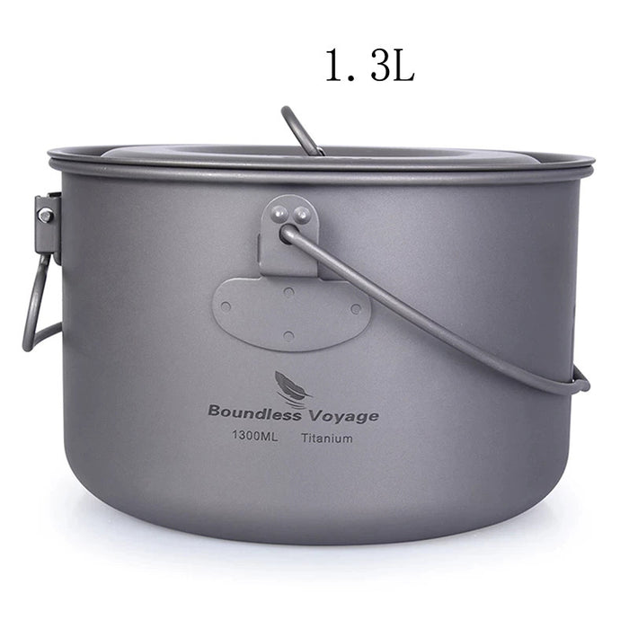 Pure Titanium Hanging Pot Cooking Rice