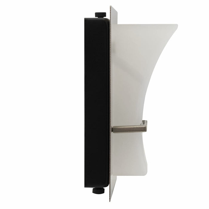 RecPro 12V LED RV Wall Light, Frosted Glass Sconce, Model RP-1447, White