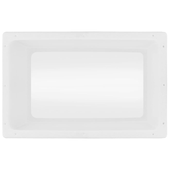 RecPro RV Skylight Inner Dome, Clear Window, 14in x 22in, Model RP-5053, White