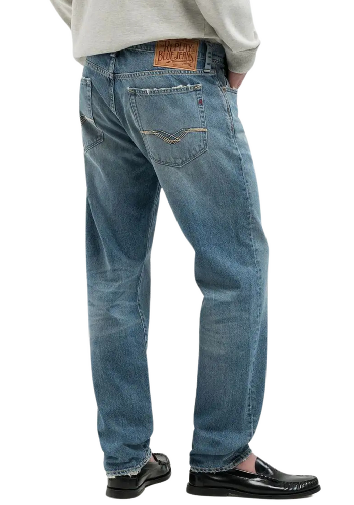 REPLAY PÁNSKÉ SLIM-FIT DŽÍNY STŘIHU NEAAL