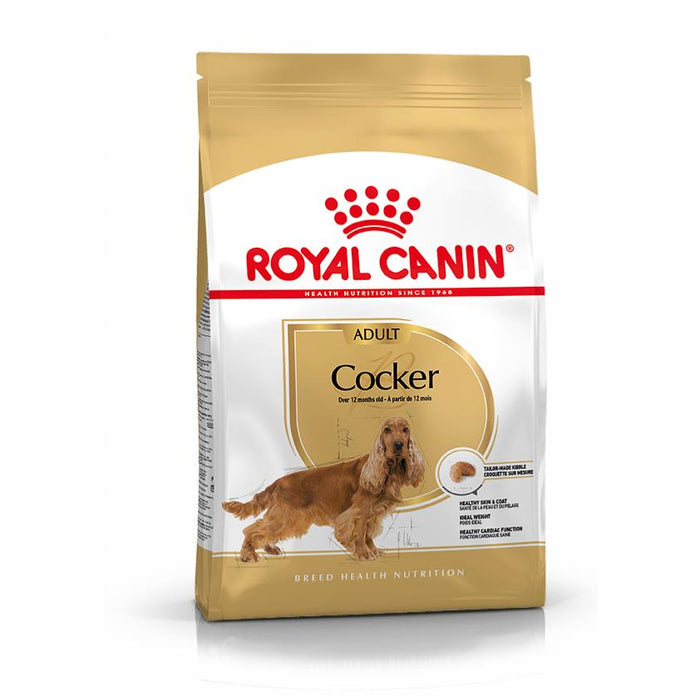 Royal Canin Cocker Spaniel Adult Breed Health Nutrition Dry Dog Food