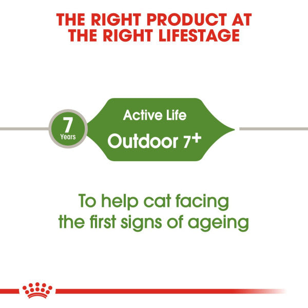 Royal Canin | Feline Health Nutrition | Dry Cat Food | Active Life Mature Outdoor 7+
