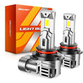 SEALIGHT 9006/HB4 LED Bulbs, 30000LM Bright White, 6500K Cool, 60000 Hours Lifespan, Plug-N-Play, 2