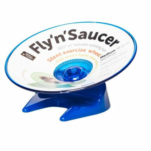 Small 'n' Furry | Small Pet Toy | Flying Fly'n' Saucer Wheel