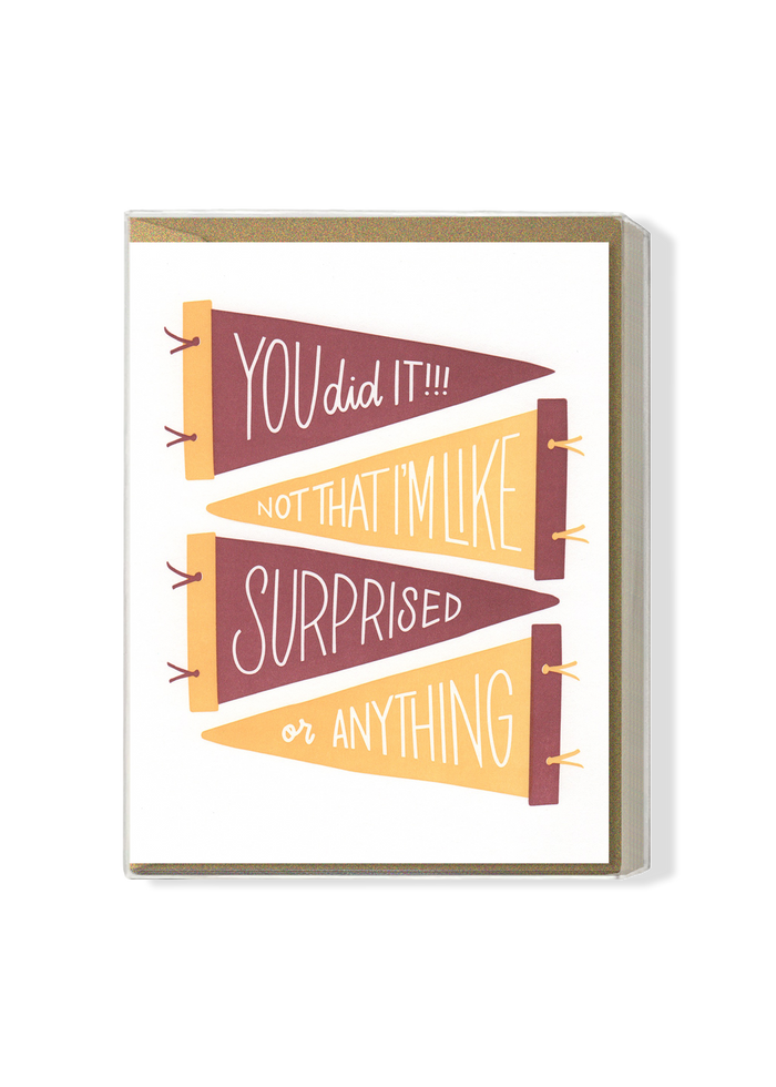 SPECIAL EDITION You Did It! Boxed Set - Maroon and Gold