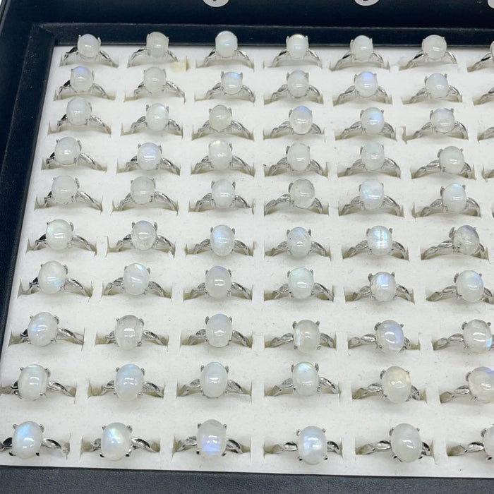 Sri Lanka Moonstone Ring Crystal Wholesale -Wholesale Crystals