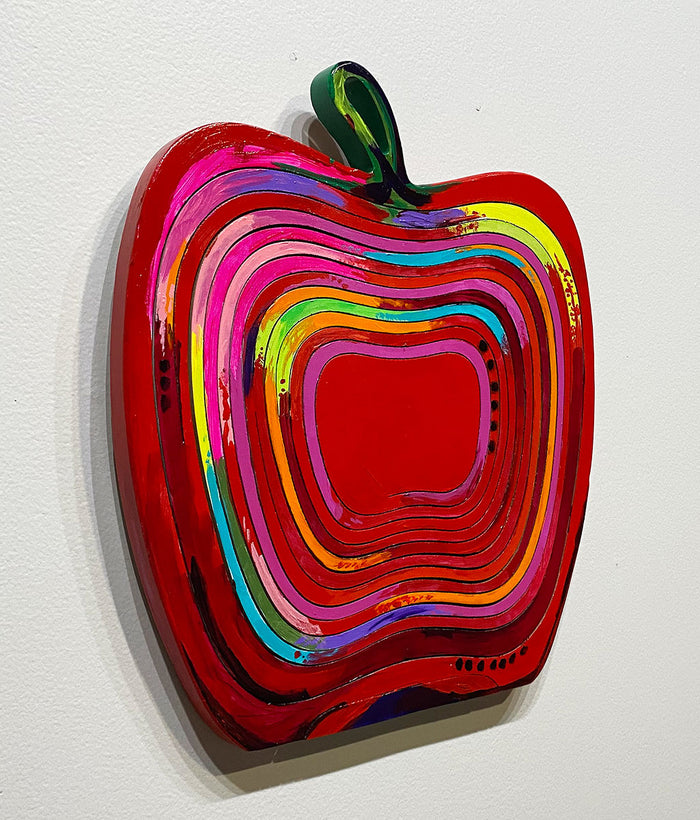 "Striped Apple" by Ann Baer