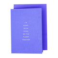 Stuck On This Planet Petite Anniversary Card