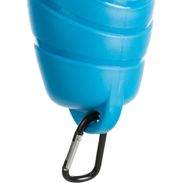 Trixie | Dog Travel Water Dispenser | Cooling Metal Bottle & Bowl - 750ml