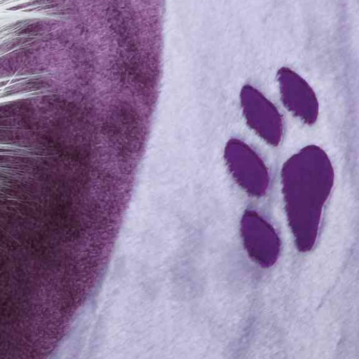 Trixie Minou Cat & Small Dog Bed Lilac/Violet 35x26x41cm | Cosy Pet Sleeping Retreat
