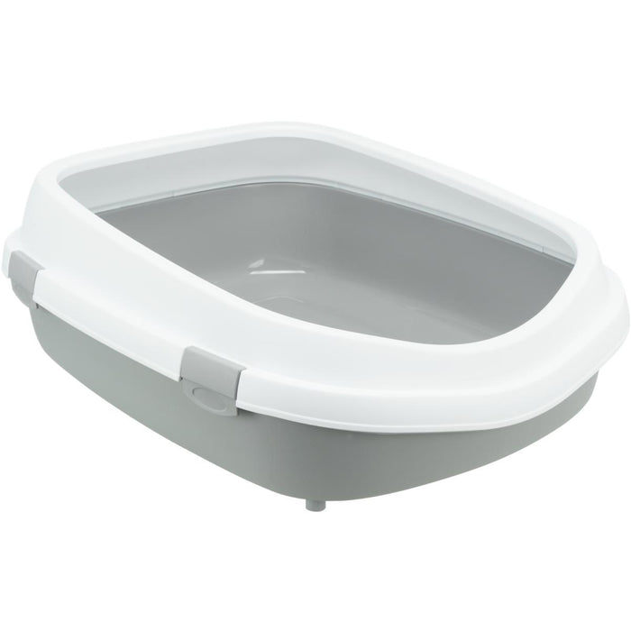 Trixie Primo XXL Large Cat Litter Tray with Rim | Spacious & Hygenic Jumbo Litter Box