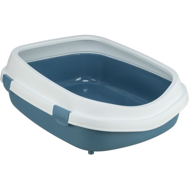 Trixie Primo XXL Large Cat Litter Tray with Rim | Spacious & Hygenic Jumbo Litter Box