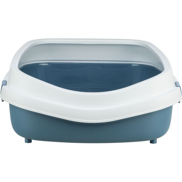 Trixie Primo XXL Large Cat Litter Tray with Rim | Spacious & Hygenic Jumbo Litter Box