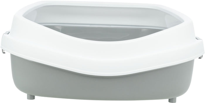 Trixie Primo XXL Large Cat Litter Tray with Rim | Spacious & Hygenic Jumbo Litter Box