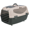 Trixie | Small Pet, Puppy & Kitten Transport Box | XS Capri 1 - Dark Grey & Light Grey