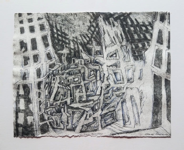 "Urban Shadow (grey)" by Dara Larson