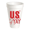 Rosanne Beck US of YAY Styrofoam Cups