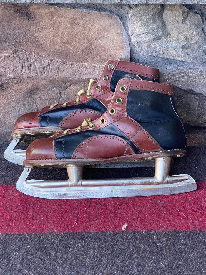 Vintage Pembroke Leather Hockey Skates