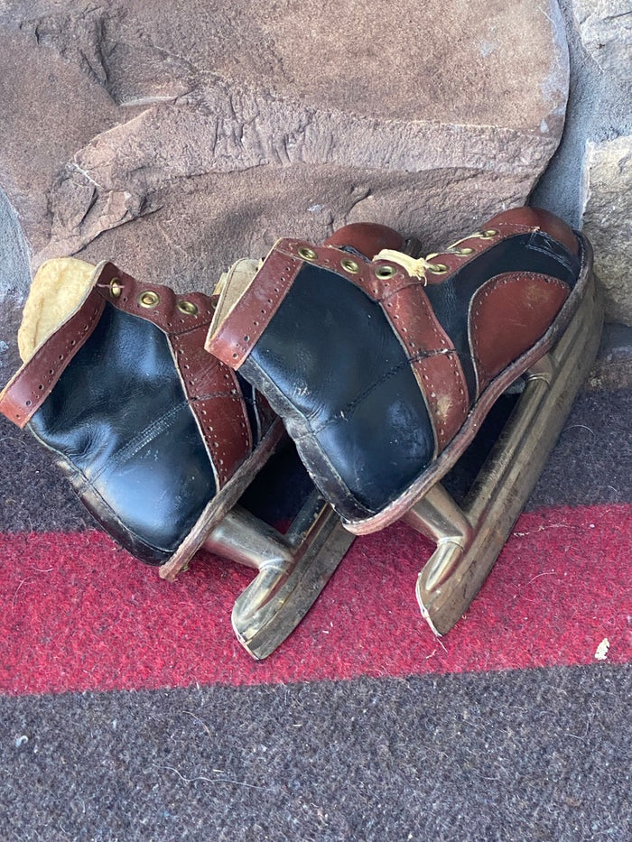 Vintage Pembroke Leather Hockey Skates