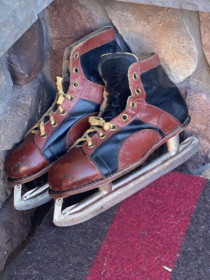 Vintage Pembroke Leather Hockey Skates