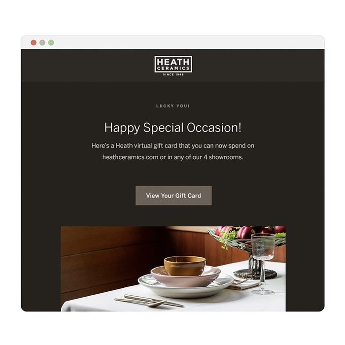 Virtual Gift Card