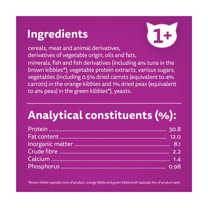 Whiskas Adult Dry Cat Food Tuna | Complete Feline Diet