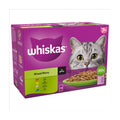 WHISKAS | Wet Cat Food Pouches | Senior 7+ Mixed Menu in Gravy - 12 x 85g