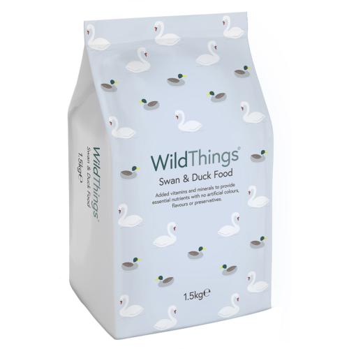 Wild Things Swan & Duck Food 5kg | Healthy Floating Waterfowl Pellets